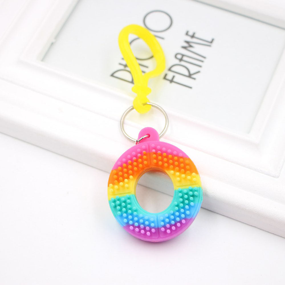 Wholesale PVC Unzip Toy Keychain
